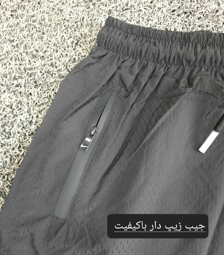 شلوارکمردانه کوتاه پارچه آیرو خارجی