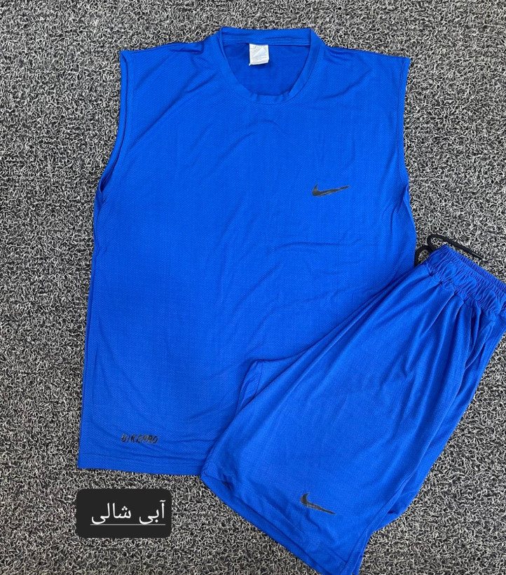 ست تاپ و شلوارک مردانه پارچه سوزنی اعلا