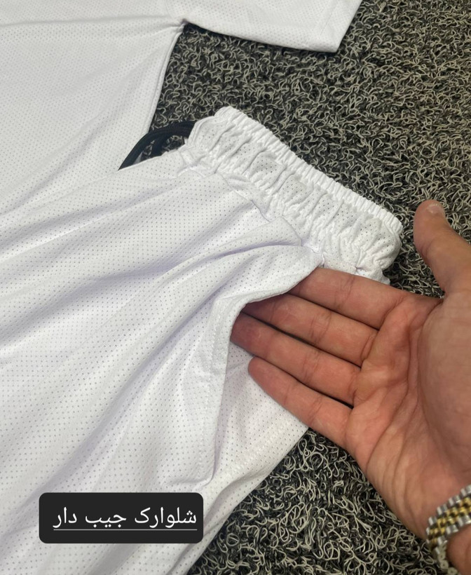 ست تیشرت و شلوارکمردانه پارچه سوزنی اعلا